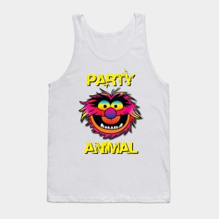 Party Animal Muppet - Yellow Tank Top